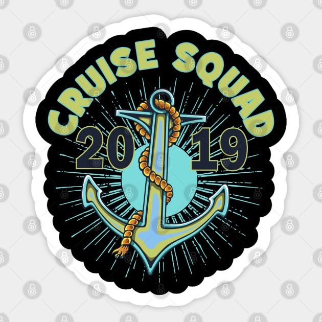Cruise Squad 2019 Vacation Sticker by FilsonDesigns